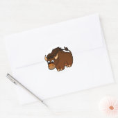 Sticker Rond Conception de Buffalo (Enveloppe)