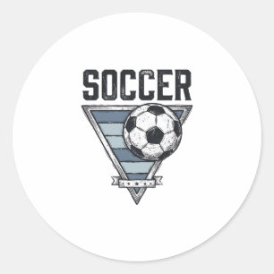 Sticker Rond Conception de chemise de badge de triangle de ball