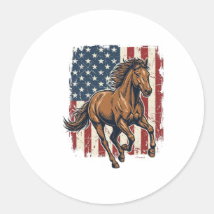 Sticker Rond Conception de chemise vectorielle de drapeau de ch