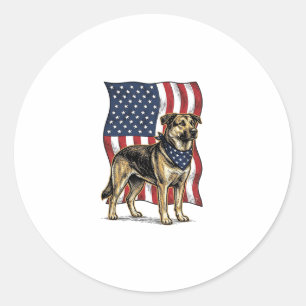 Sticker Rond Conception de chemise vectorielle de drapeau de ch