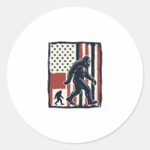 Sticker Rond Conception de chemise vectorielle de drapeau de cr