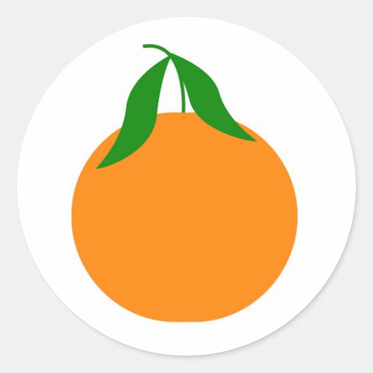 Sticker Rond conception de clémentine (Devant)