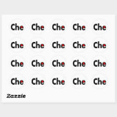 Sticker Rond Conception de la Révolution du Che ! (Feuille)