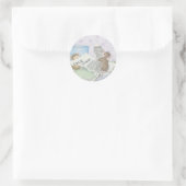 Sticker Rond Conception de la souris - (Sac)