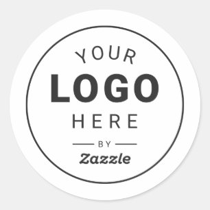 Sticker Rond Conception de logo personnalisée