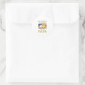 Sticker Rond Conception de maillot de joueurs de baseball de so (Sac)