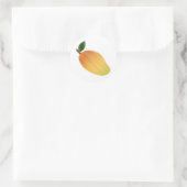 Sticker Rond Conception de mangue par points (Sac)
