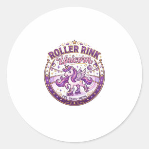 Sticker Rond Conception de merch prête pour POD de patinoire à