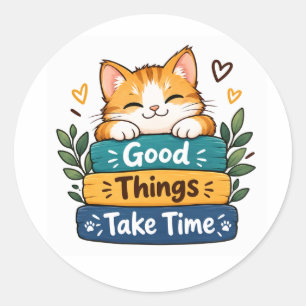 Sticker Rond conception de motivation