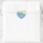 Sticker Rond Conception de patinage (Sac)