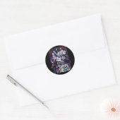Sticker Rond Conception de performance Mens Squad The Squad (Enveloppe)