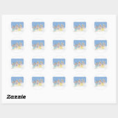 Sticker Rond Conception de souris maison® (Feuille)