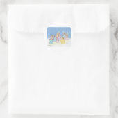 Sticker Rond Conception de souris maison® (Sac)
