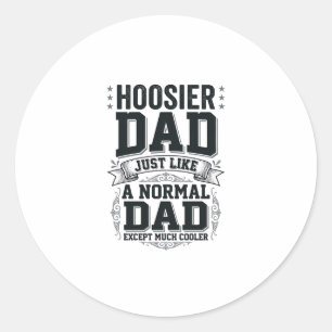 Sticker Rond Conception de t-shirt de citation de gravure vinta