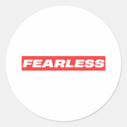 Sticker Rond Conception de texte en surbrillance (Devant)