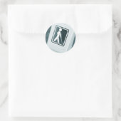 Sticker Rond Conception des panneaux aveugles (Sac)