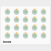 Sticker Rond Conception Dinkle (Feuille)