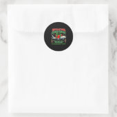 Sticker Rond Conception d'Opération Enfant de Noël Sac à main d (Sac)