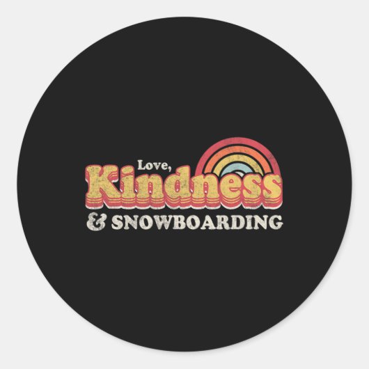 Sticker Rond Conception du snowboard1 (Devant)