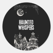 Sticker Rond Conception Joyeux Halloween (Devant)