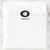 Sticker Rond Conception M M A (Sac)