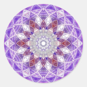 Sticker Rond conception mandala