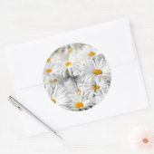 Sticker Rond Conception Marguerite (Enveloppe)