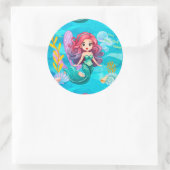 Sticker Rond Conception mystique (Sac)