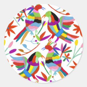 Sticker Rond Conception Otomi moderne III
