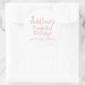 Sticker Rond Conception personnalisée - Addison (Sac)