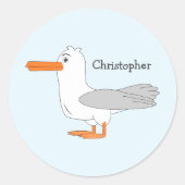 Sticker Rond Conception personnalisée de moules (Devant)