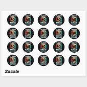 Sticker Rond Conception pour 40e anniversaire de randonnée à pi (Feuille)