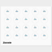Sticker Rond Conception & Rêve - Architecte & Processus Créatif (Feuille)