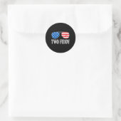 Sticker Rond Conception Two Fiddy Aamerica 250 (Sac)