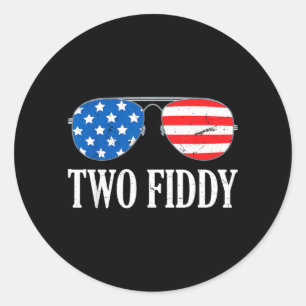Sticker Rond Conception Two Fiddy Aamerica 250