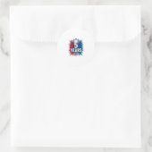 Sticker Rond Conception vectorielle pour le 250e anniversaire d (Sac)