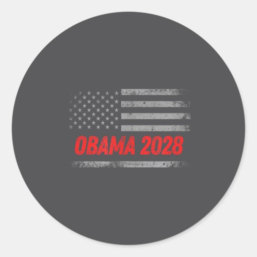 Sticker Rond Conceptions De L'élection Américaine Par Ab Unisex (Devant)