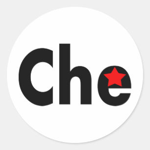 Sticker Rond Conceptions de révolution de Che !