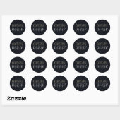 Sticker Rond Concessionnaire Cupcake (Feuille)