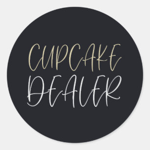 Sticker Rond Concessionnaire Cupcake