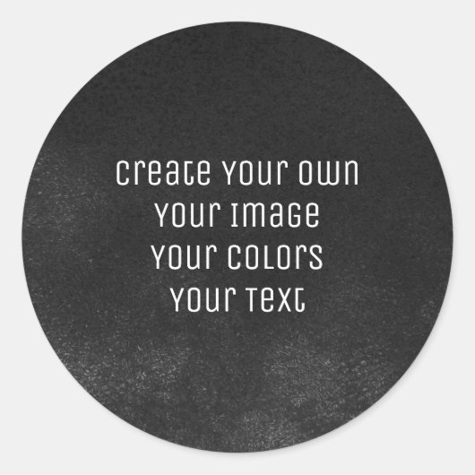 Sticker Rond Concevez votre façon - Créez votre propre (Devant)