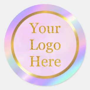 Sticker Rond Concevez votre propre entreprise de logo moderne p