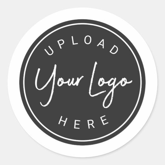 Sticker Rond Concevez votre propre logo de marque (Devant)