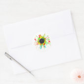 Sticker Rond Concile du haut-parleur (Enveloppe)