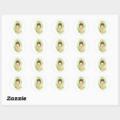 Sticker Rond Concombre (Feuille)
