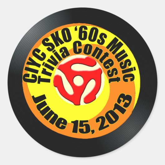 Sticker Rond Concours Trivia 3 (Devant)