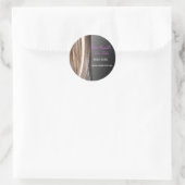 Sticker rond conçu pour cheveux (Sac)
