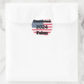 Sticker Rond Condamné Felon 2024 (Sac)