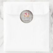 Sticker Rond Confectionery Bronze cheesecake mousseux (Sac)