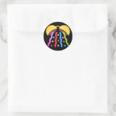Sticker Rond Confetti Emoji (Sac)